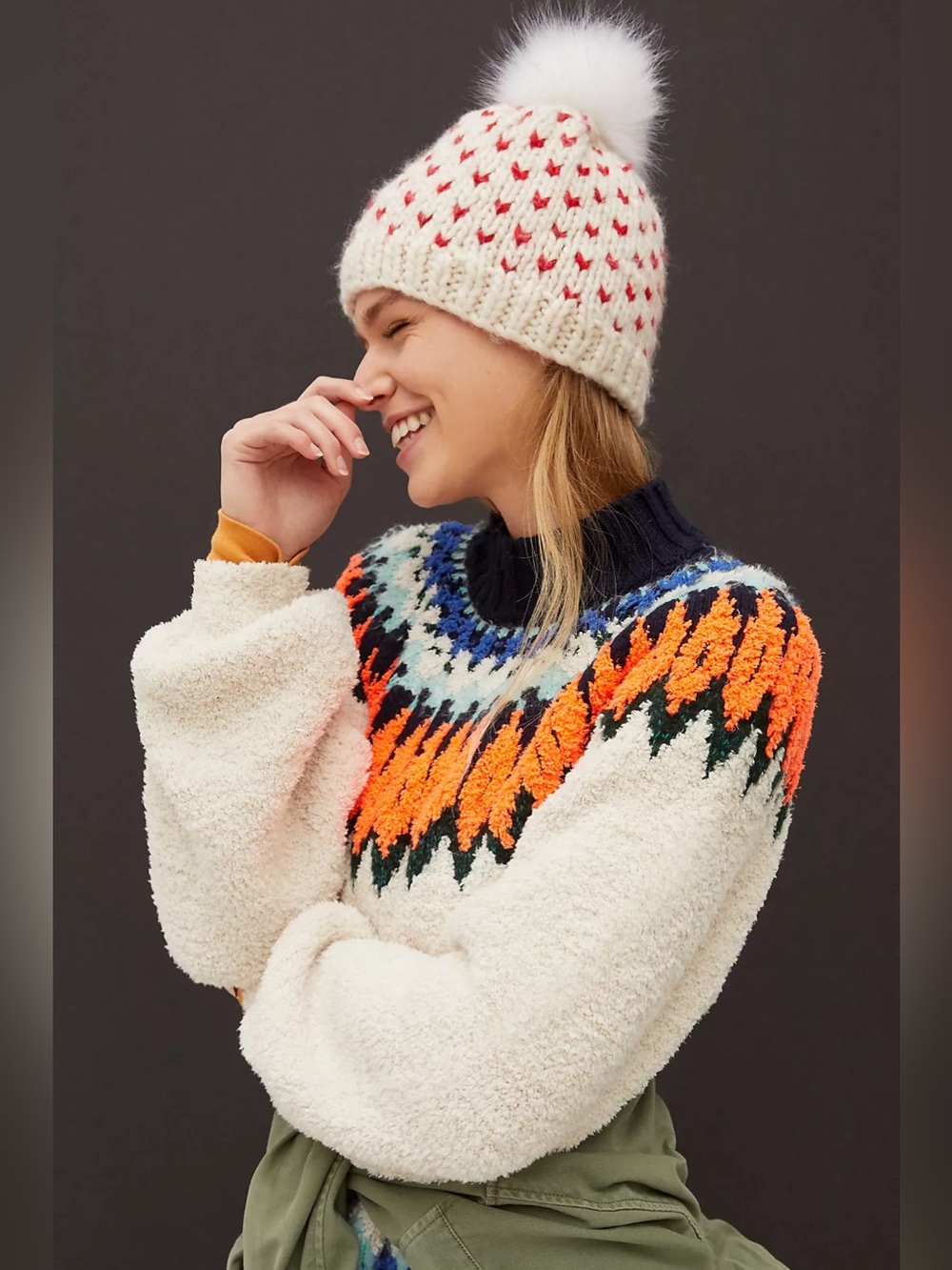 Anthropologie Pilcro Selene Fleece Sweater